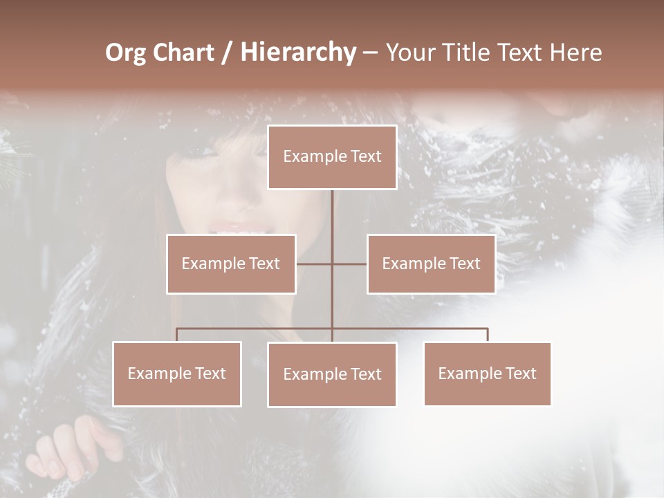 Face Weather Snowflakes PowerPoint Template