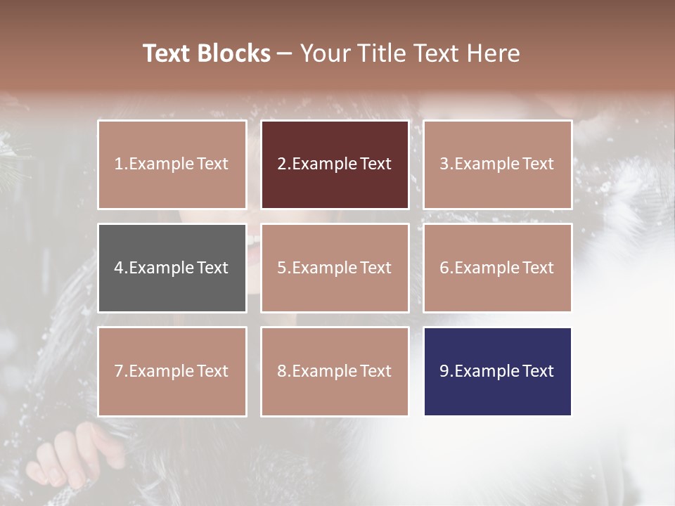 Face Weather Snowflakes PowerPoint Template