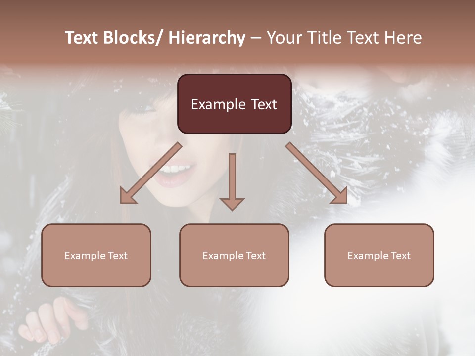 Face Weather Snowflakes PowerPoint Template