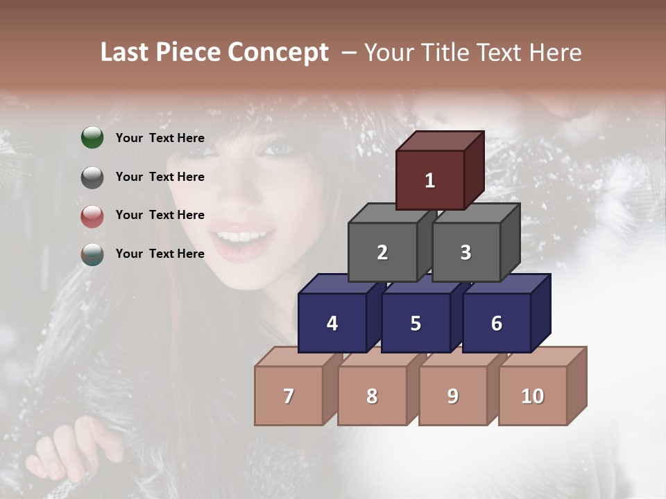 Face Weather Snowflakes PowerPoint Template