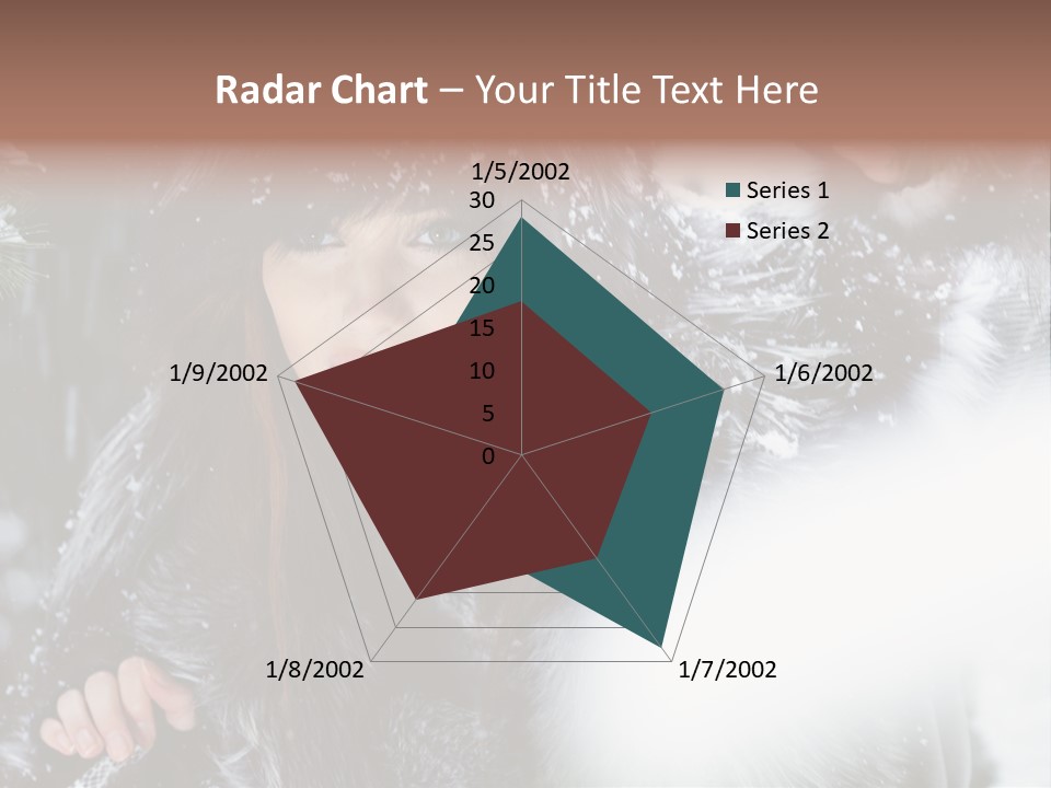 Face Weather Snowflakes PowerPoint Template