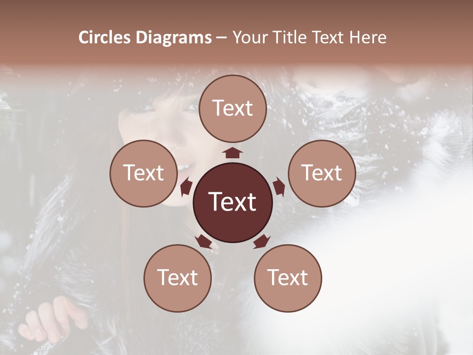 Face Weather Snowflakes PowerPoint Template