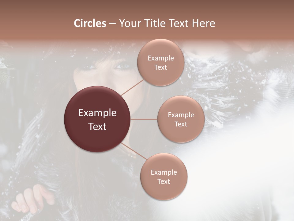 Face Weather Snowflakes PowerPoint Template