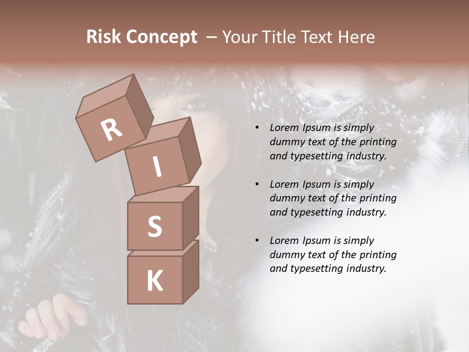 Face Weather Snowflakes PowerPoint Template