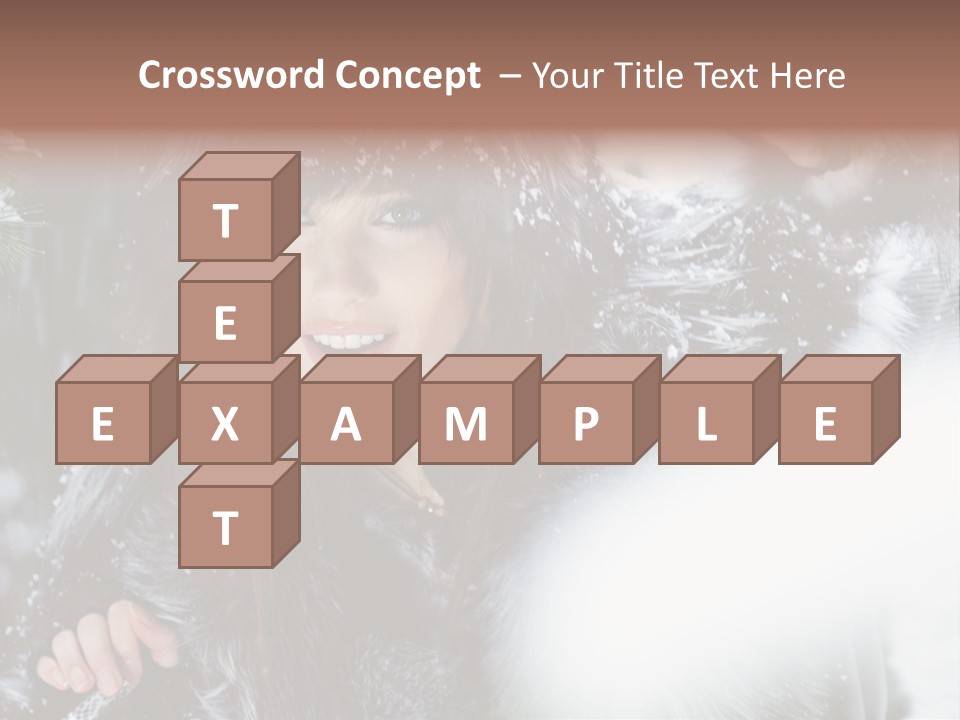 Face Weather Snowflakes PowerPoint Template