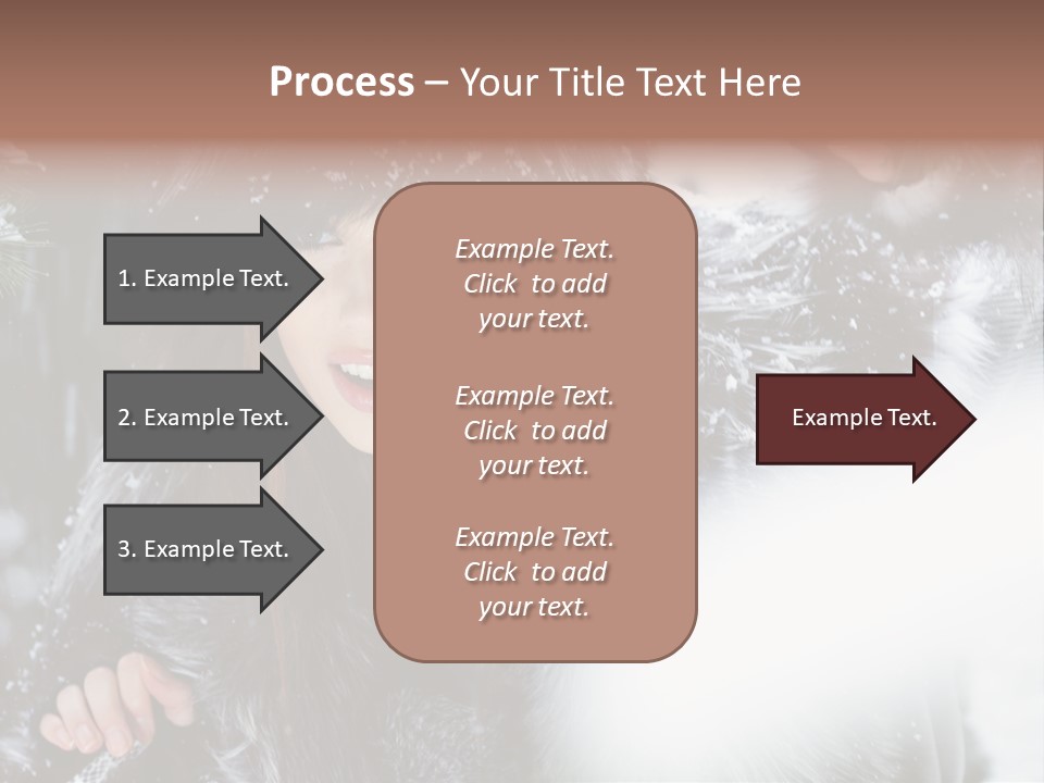 Face Weather Snowflakes PowerPoint Template