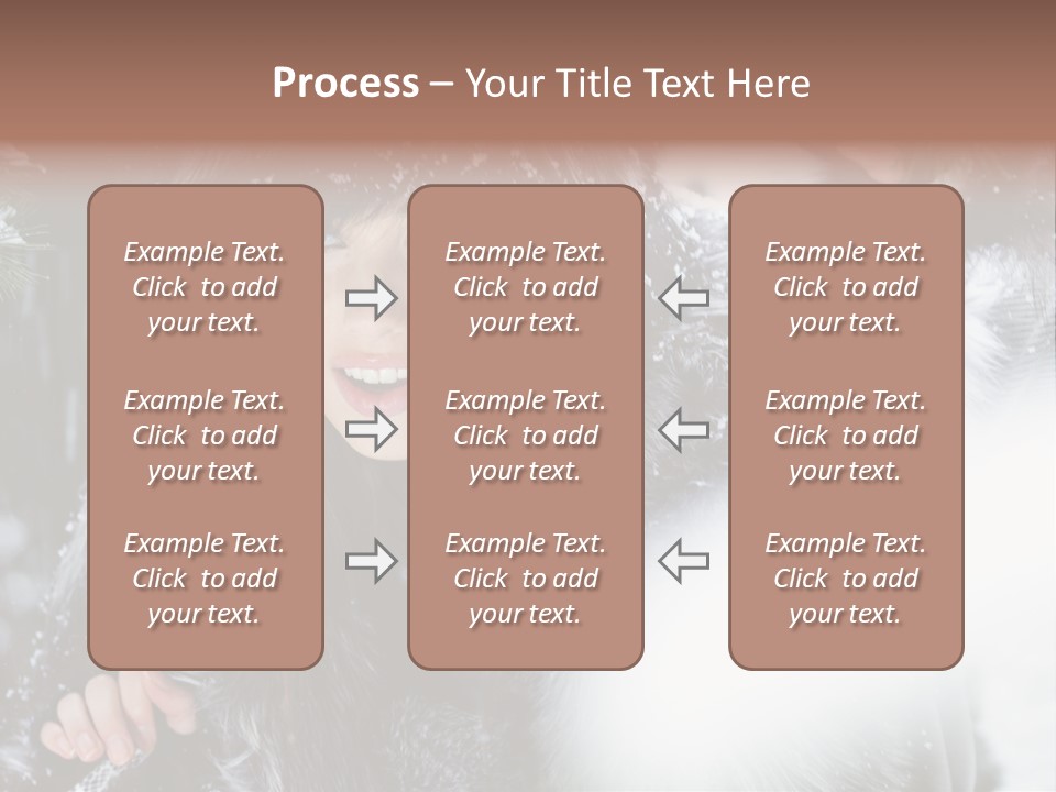 Face Weather Snowflakes PowerPoint Template