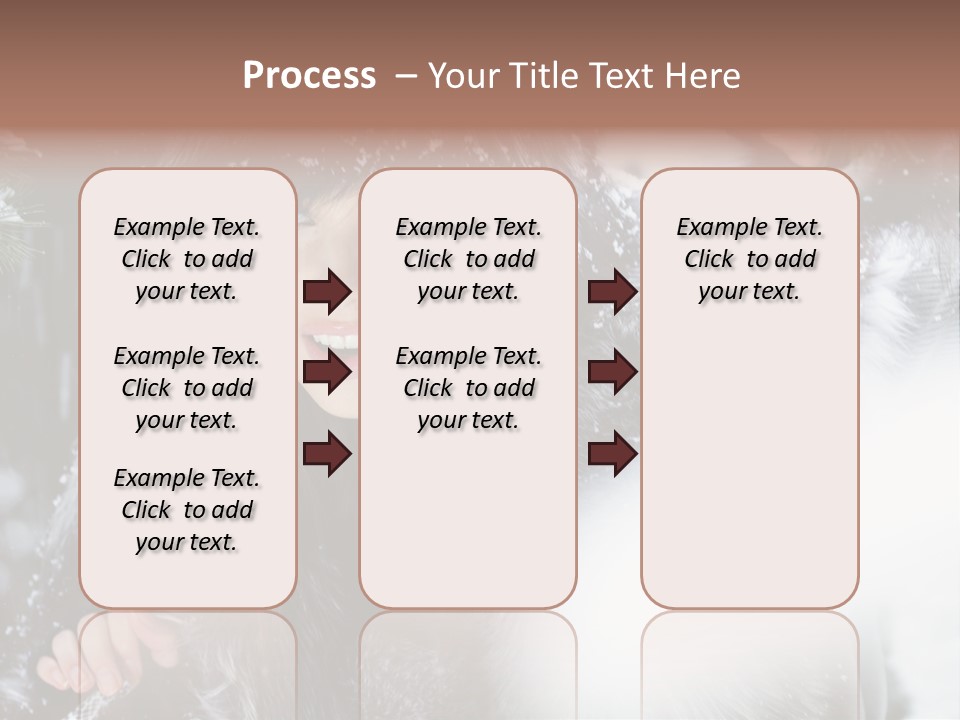 Face Weather Snowflakes PowerPoint Template