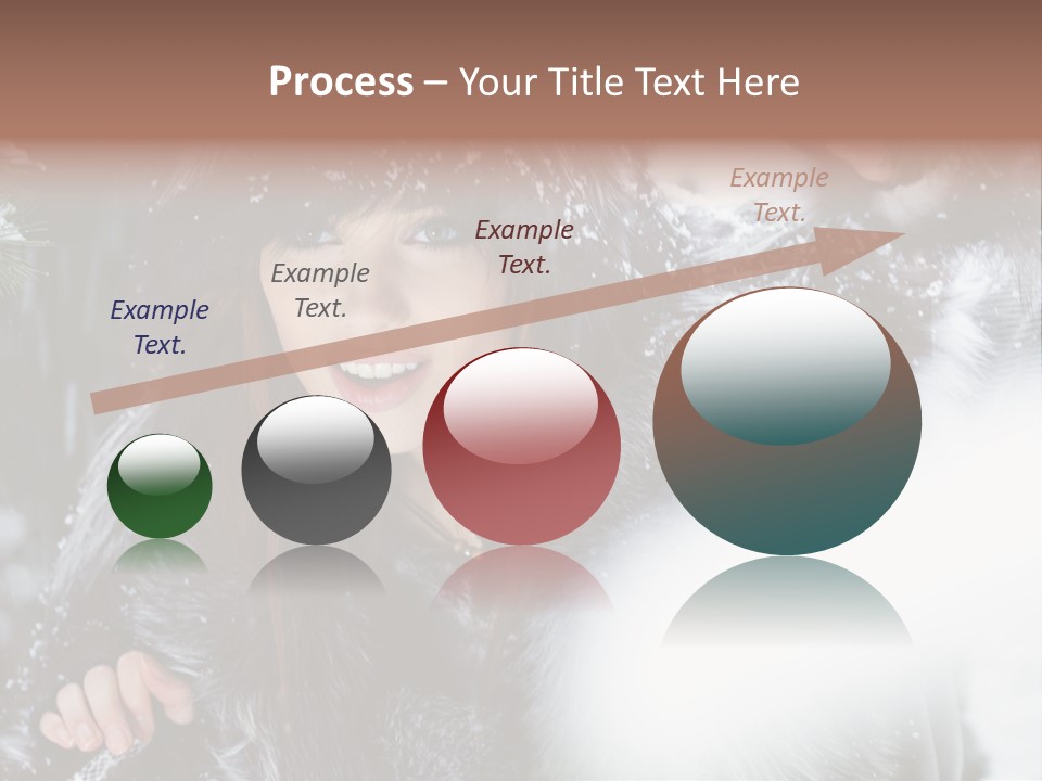 Face Weather Snowflakes PowerPoint Template