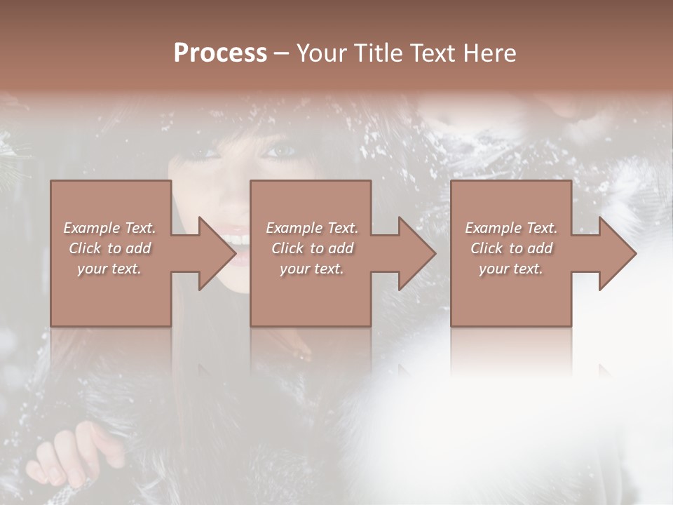 Face Weather Snowflakes PowerPoint Template