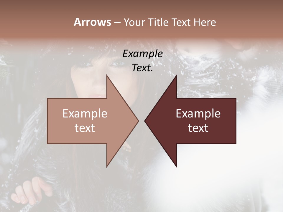 Face Weather Snowflakes PowerPoint Template