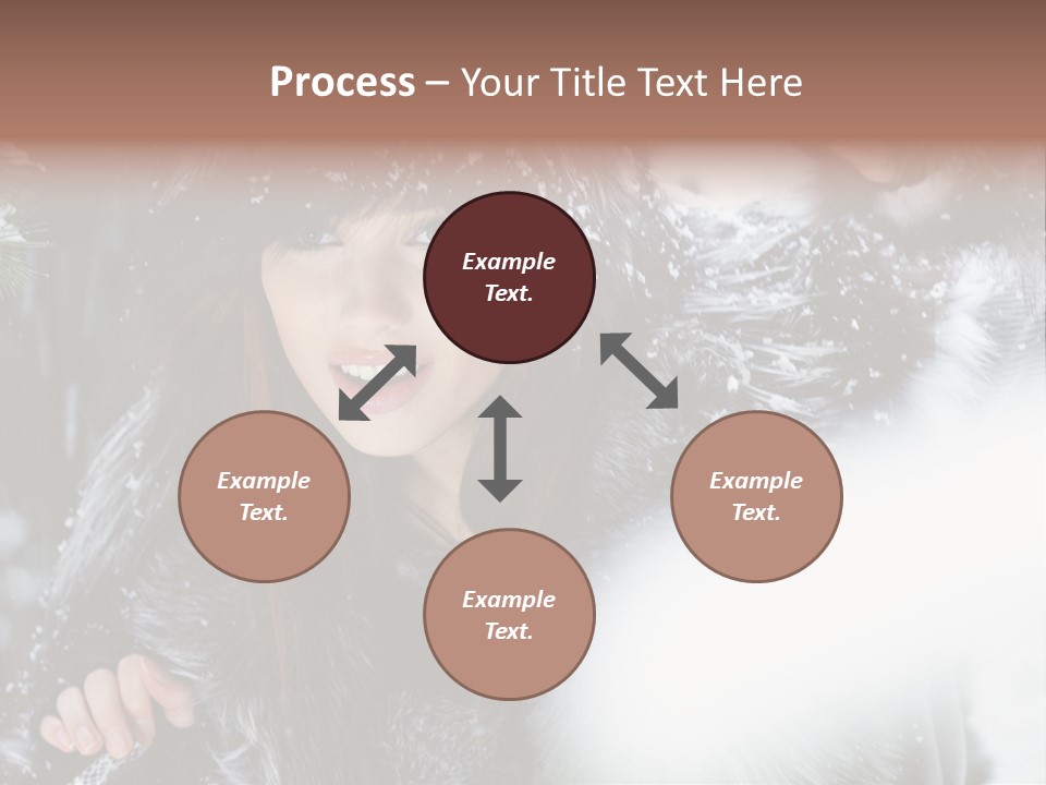 Face Weather Snowflakes PowerPoint Template