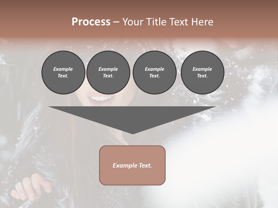 Face Weather Snowflakes PowerPoint Template