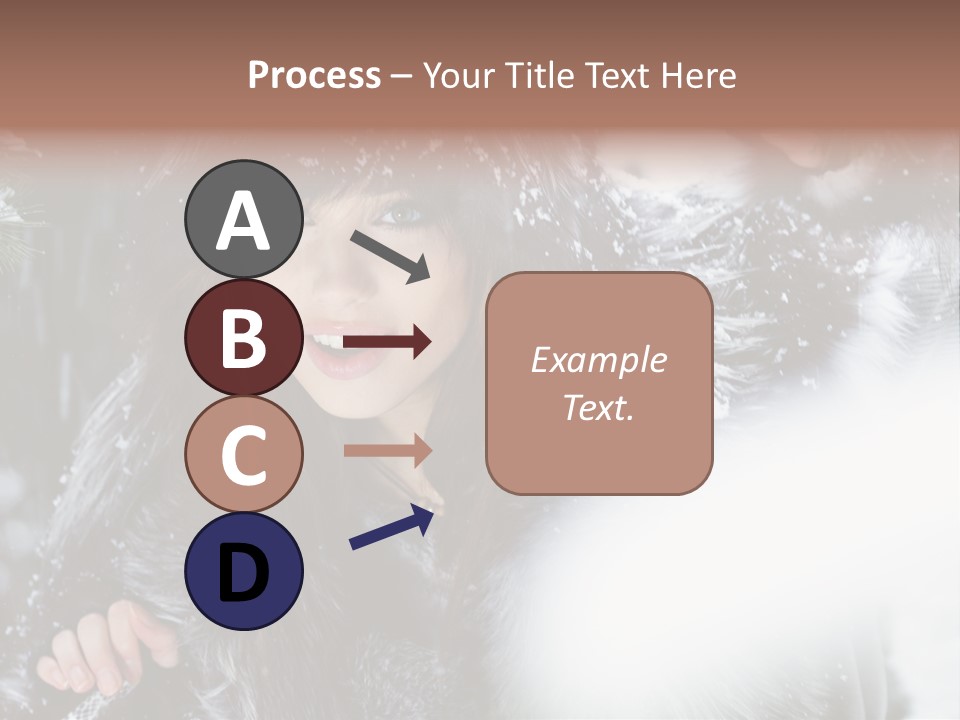 Face Weather Snowflakes PowerPoint Template