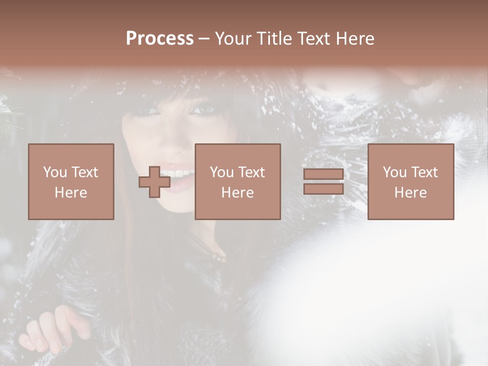Face Weather Snowflakes PowerPoint Template
