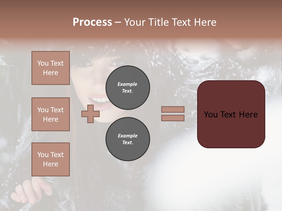 Face Weather Snowflakes PowerPoint Template