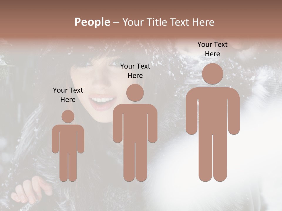 Face Weather Snowflakes PowerPoint Template