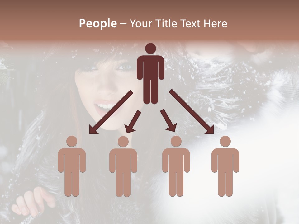 Face Weather Snowflakes PowerPoint Template