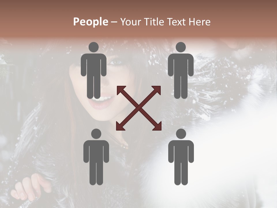 Face Weather Snowflakes PowerPoint Template