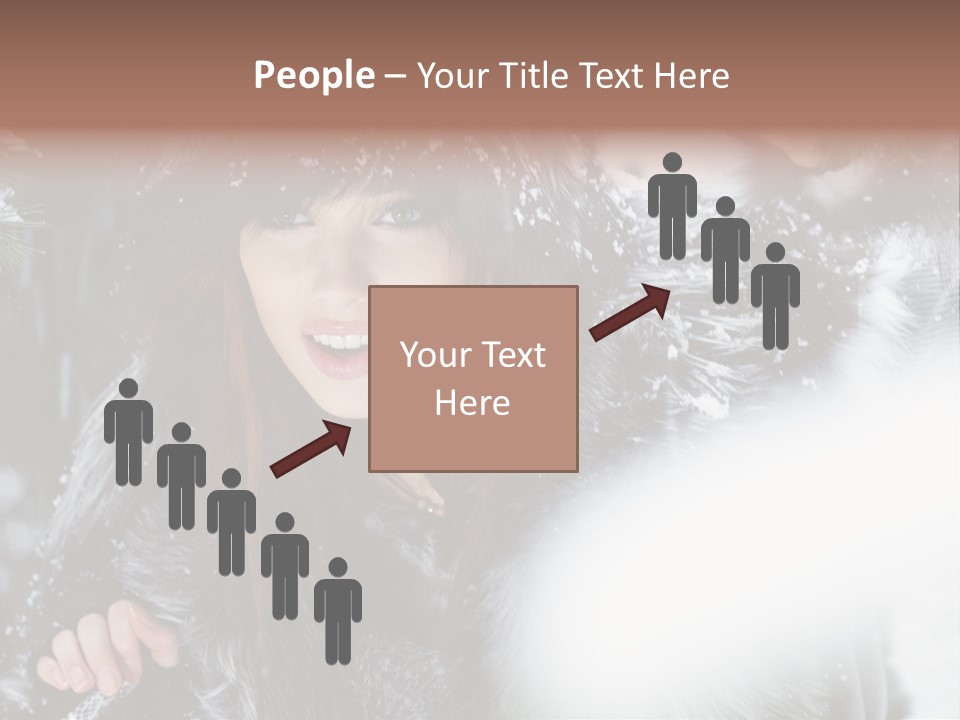 Face Weather Snowflakes PowerPoint Template