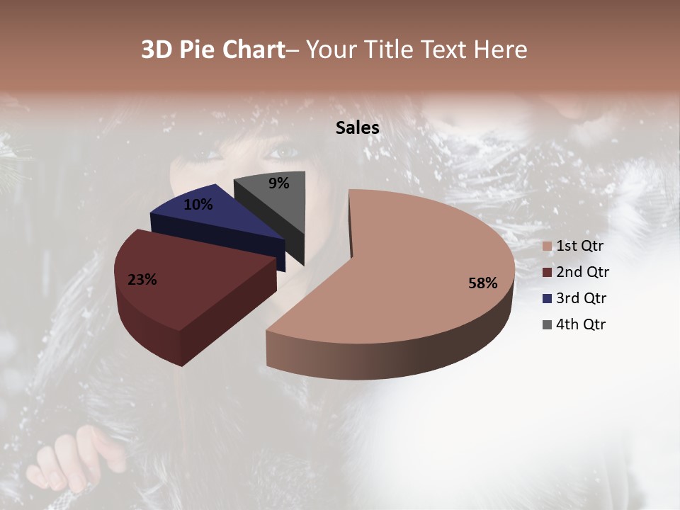 Face Weather Snowflakes PowerPoint Template