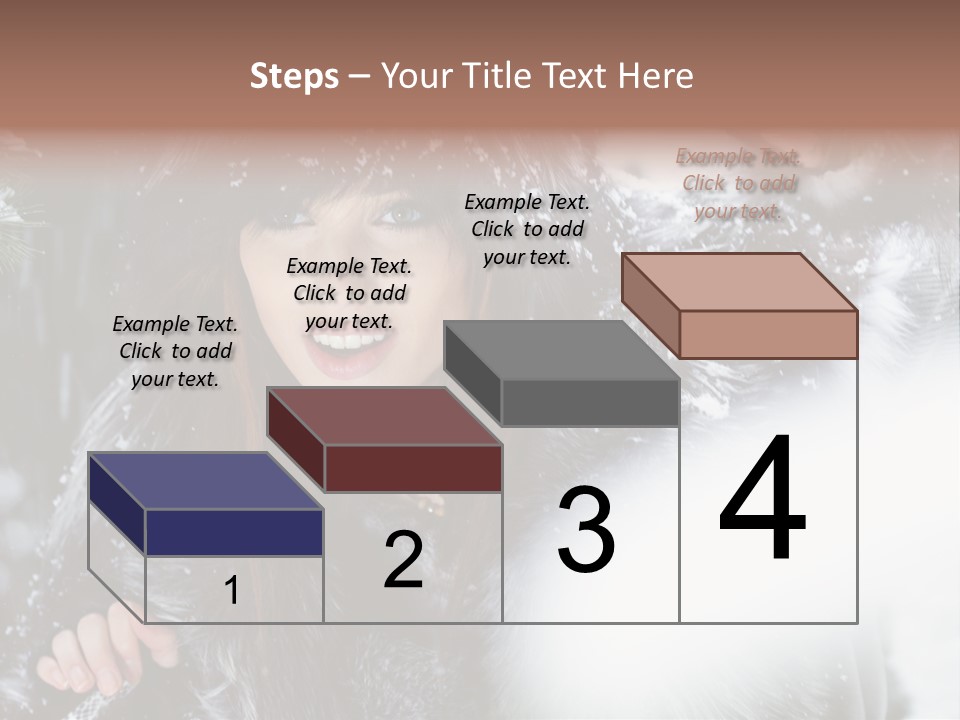 Face Weather Snowflakes PowerPoint Template