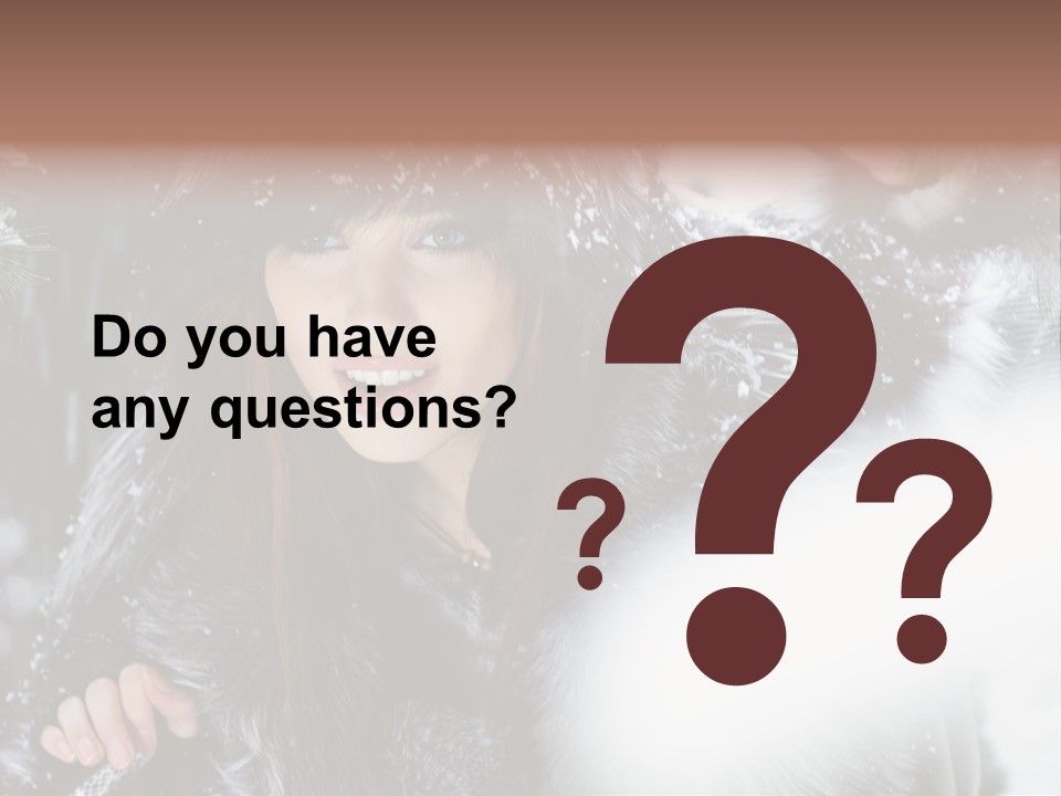 Face Weather Snowflakes PowerPoint Template