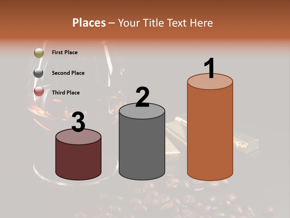 Chocolate Black Background PowerPoint Template