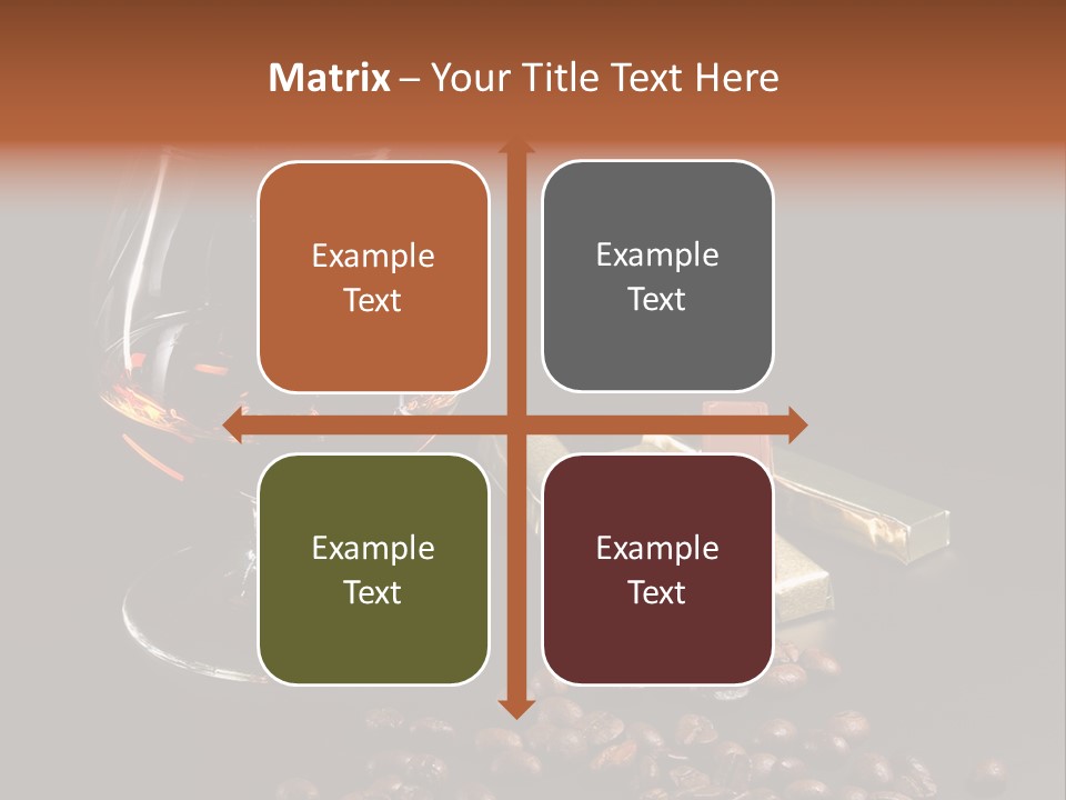 Chocolate Black Background PowerPoint Template