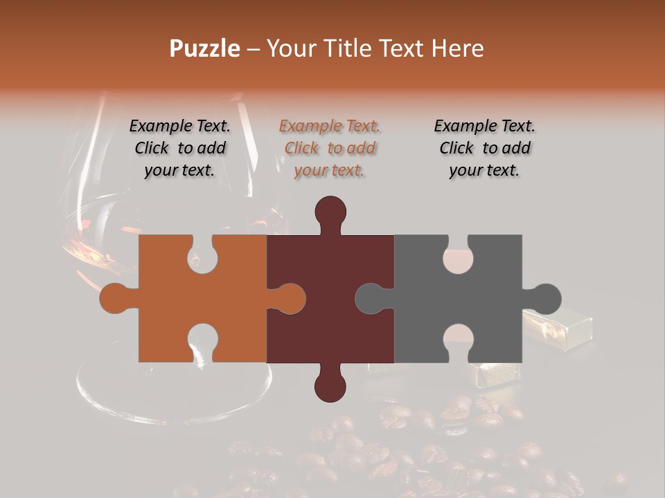 Chocolate Black Background PowerPoint Template