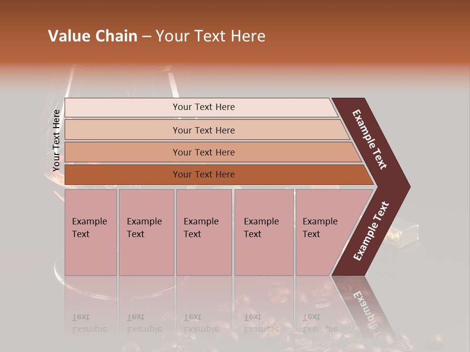 Chocolate Black Background PowerPoint Template