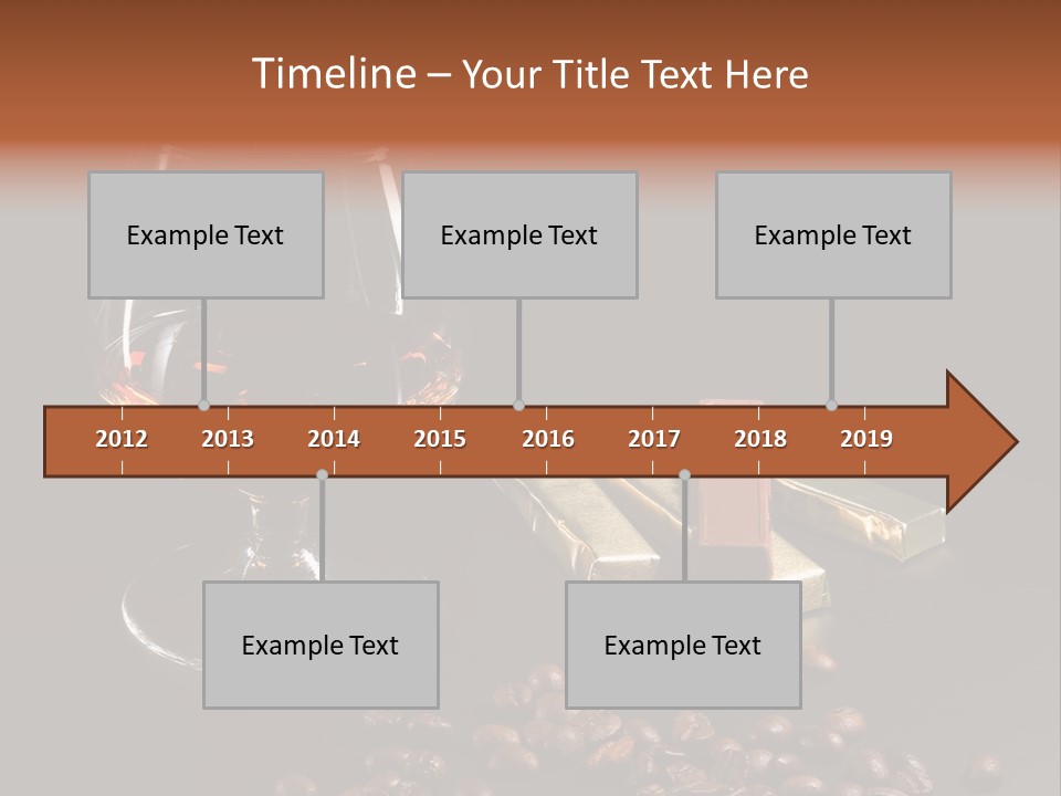 Chocolate Black Background PowerPoint Template