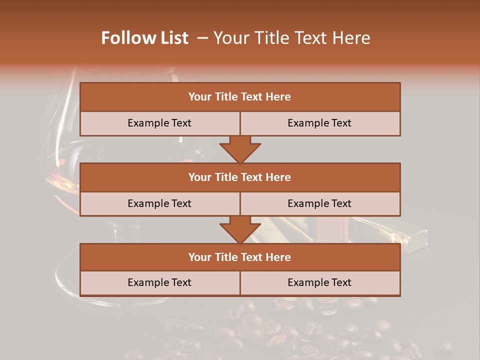 Chocolate Black Background PowerPoint Template