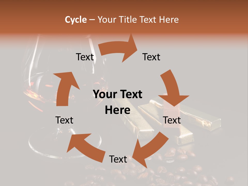 Chocolate Black Background PowerPoint Template