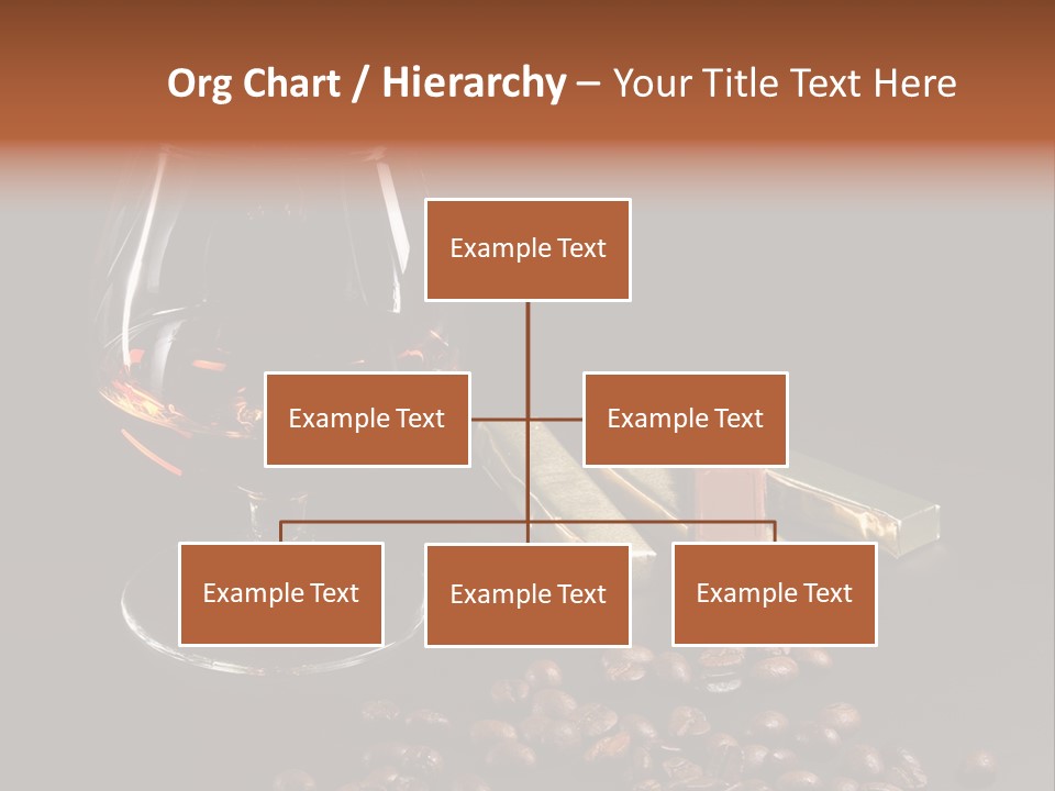 Chocolate Black Background PowerPoint Template