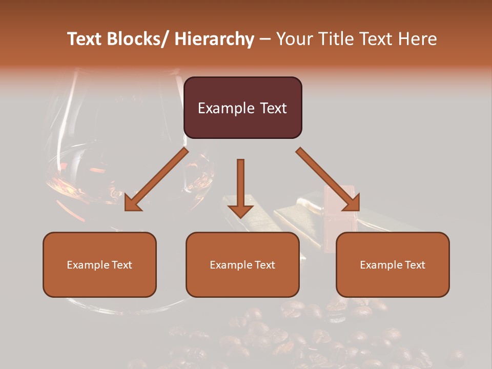 Chocolate Black Background PowerPoint Template