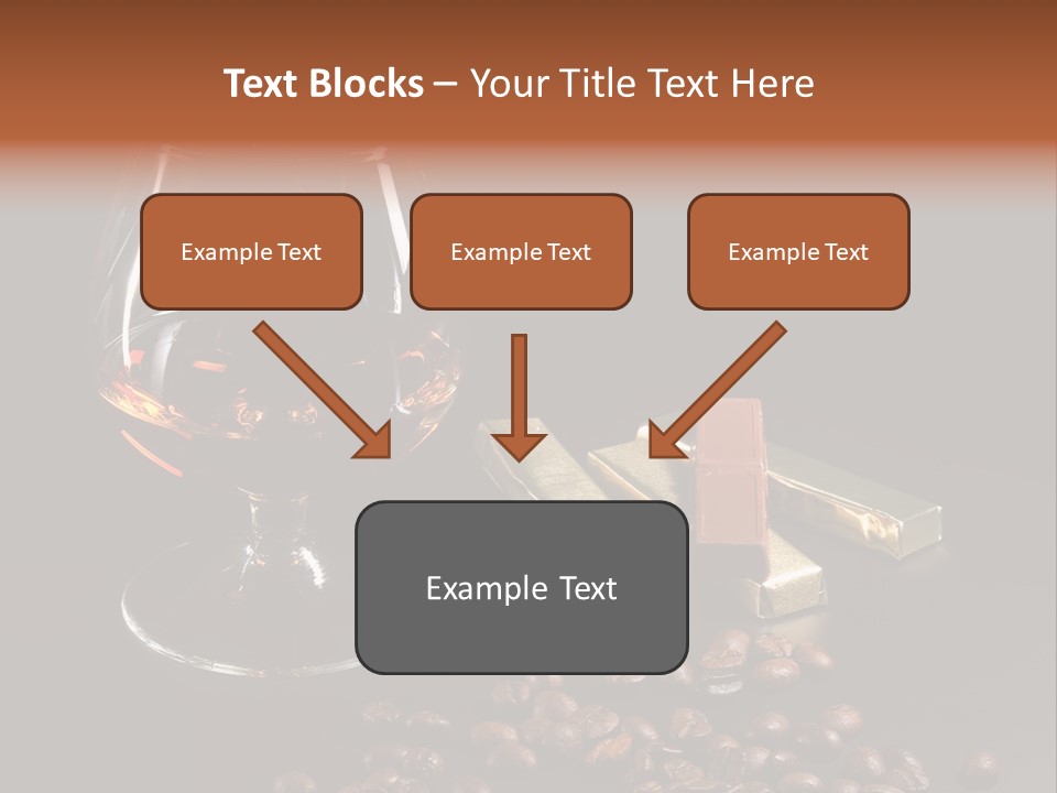 Chocolate Black Background PowerPoint Template