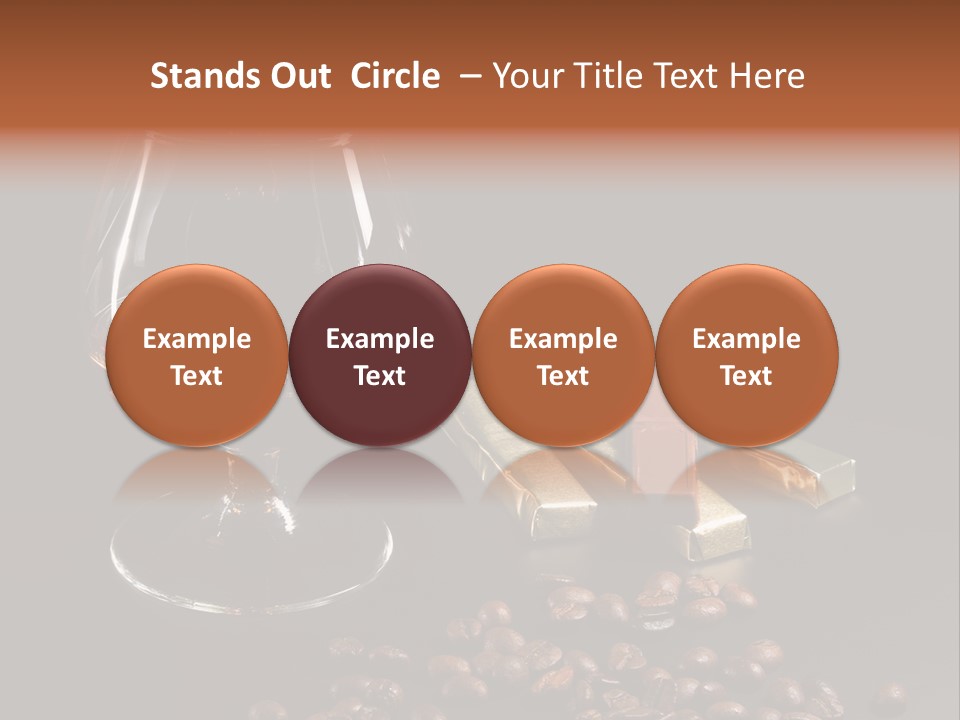 Chocolate Black Background PowerPoint Template