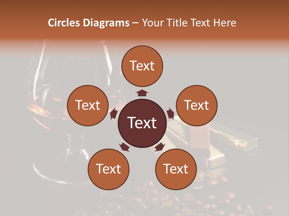 Chocolate Black Background PowerPoint Template