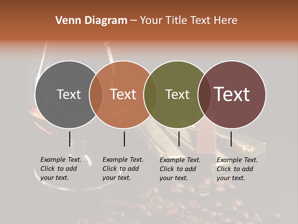 Chocolate Black Background PowerPoint Template