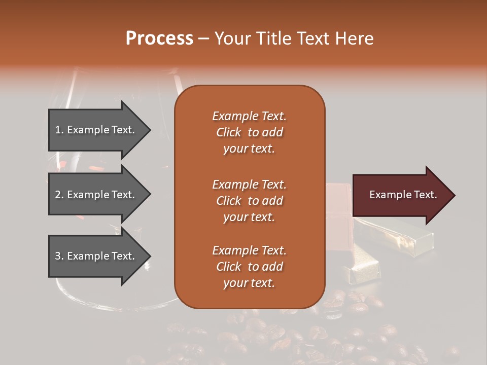 Chocolate Black Background PowerPoint Template