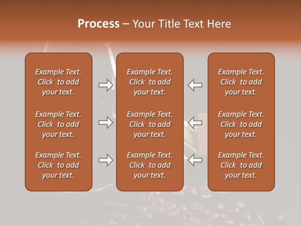 Chocolate Black Background PowerPoint Template