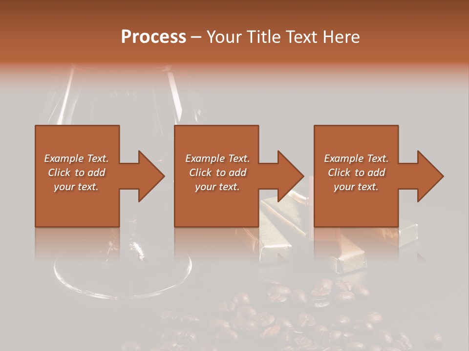 Chocolate Black Background PowerPoint Template