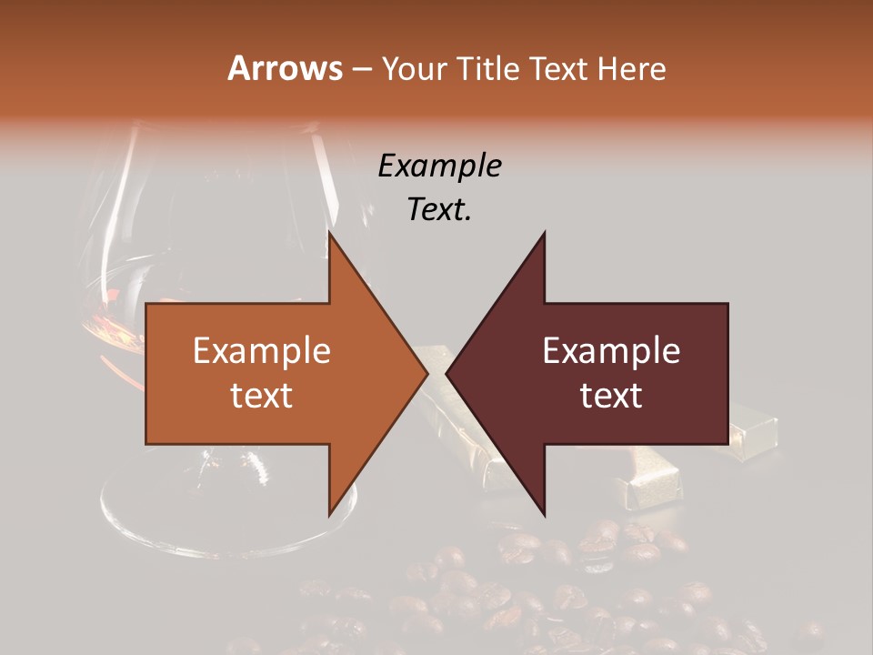 Chocolate Black Background PowerPoint Template