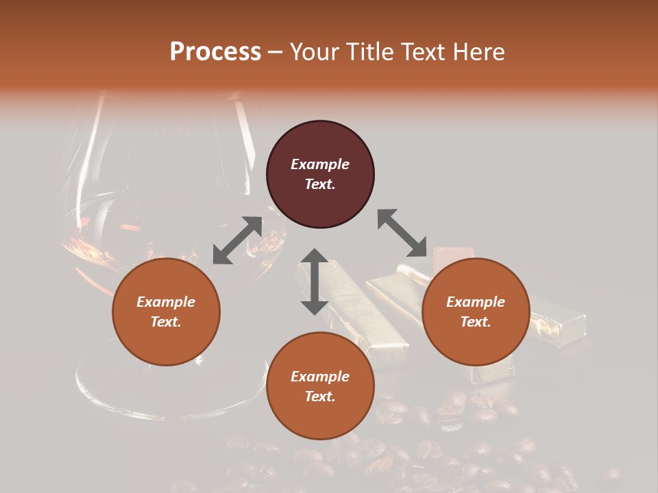Chocolate Black Background PowerPoint Template