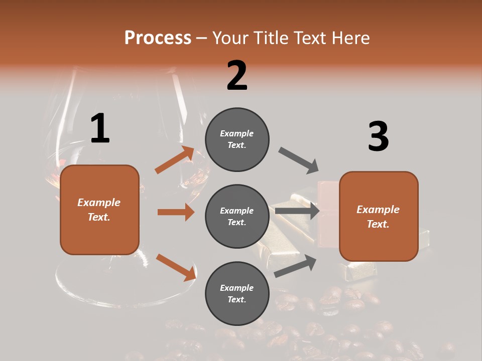 Chocolate Black Background PowerPoint Template