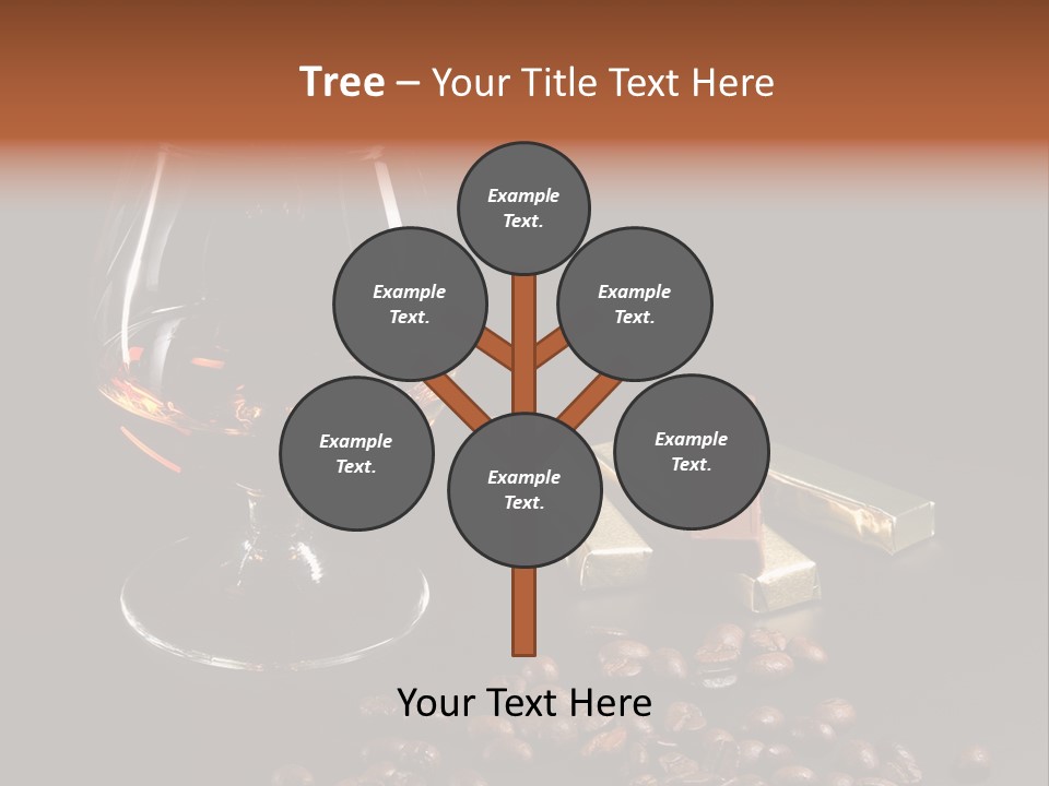 Chocolate Black Background PowerPoint Template