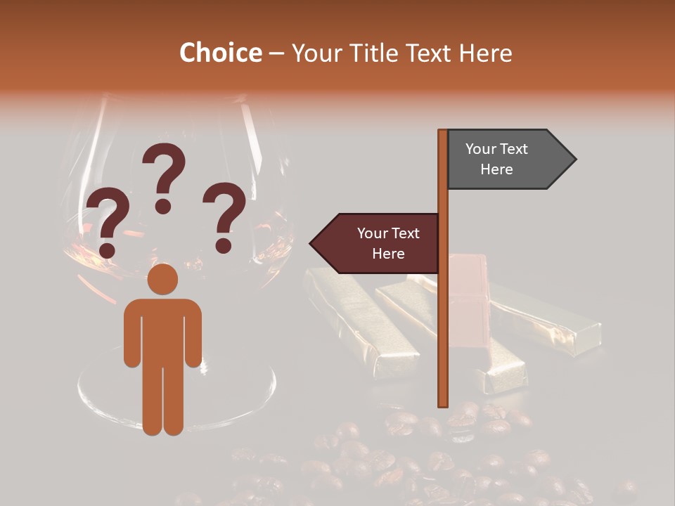 Chocolate Black Background PowerPoint Template