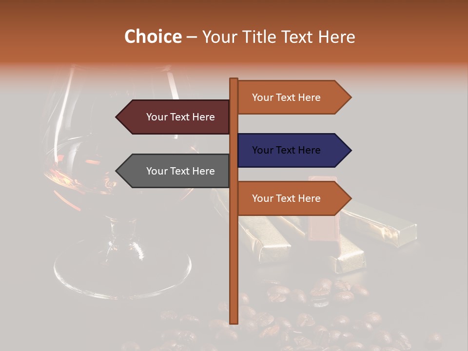 Chocolate Black Background PowerPoint Template