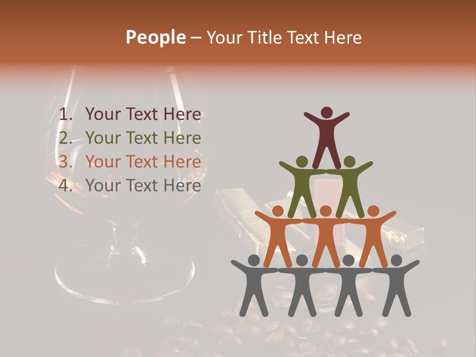 Chocolate Black Background PowerPoint Template